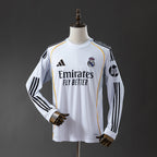 Maillot domicile Real Madrid 25/26 - Manches longues