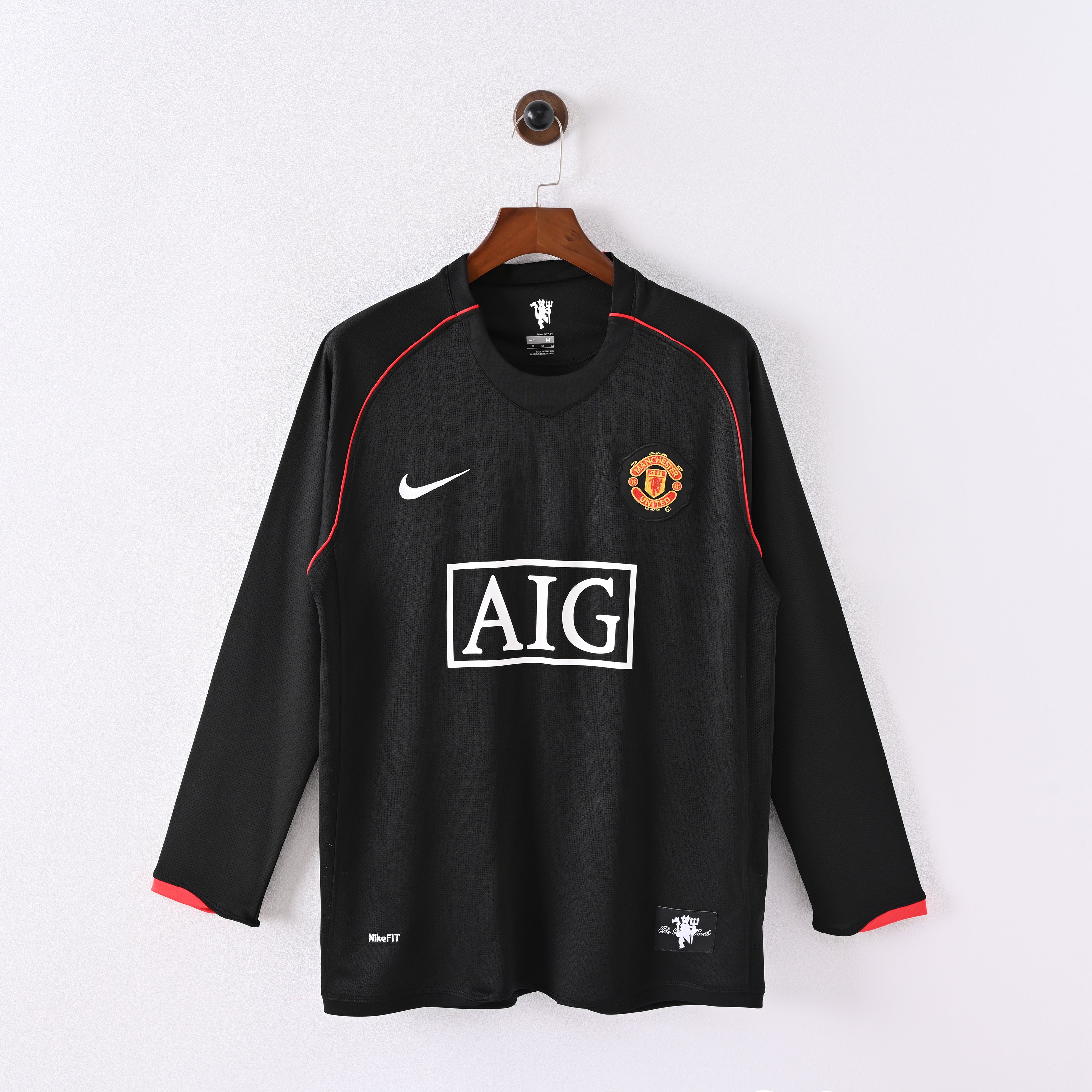 Maillot rétro manches longues Manchester United 07/08