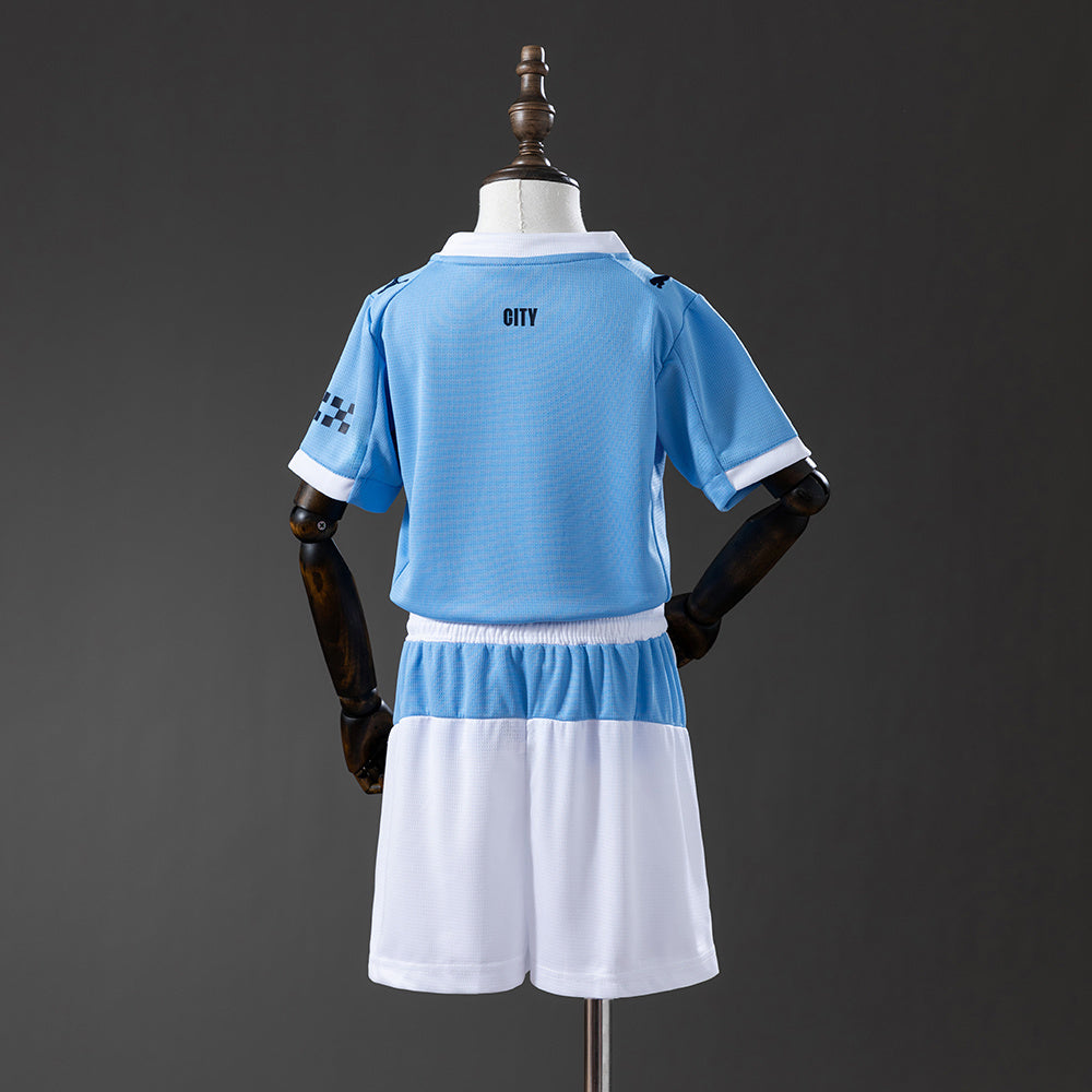 Maillot domicile Manchester City 25/26 - Enfant (short inclus)