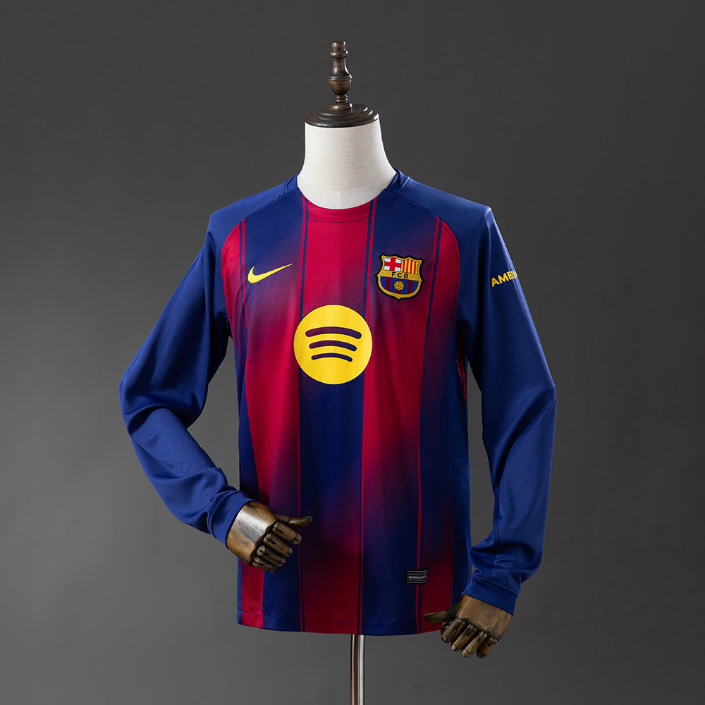 Maillot domicile Barcelone 25/26 - Manches longues