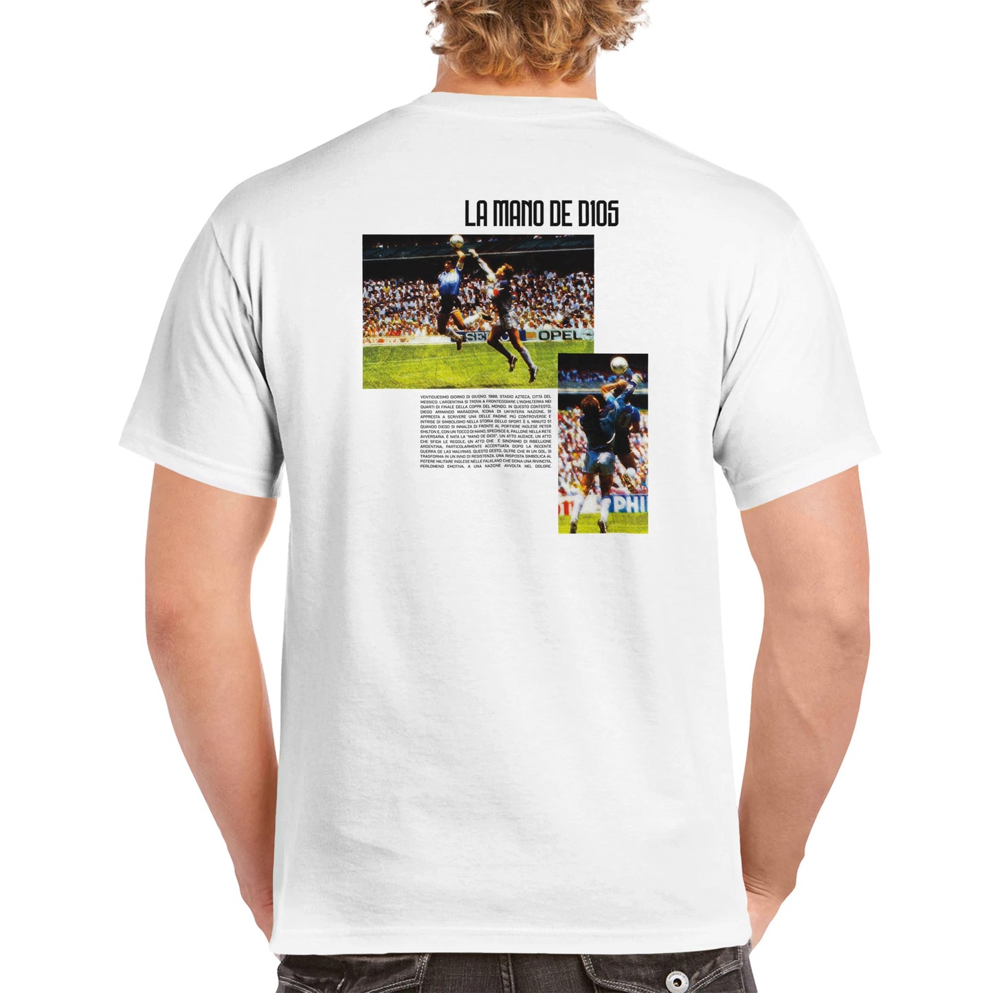 LA MANO DE D10S | Maradona | T-Shirt stampata