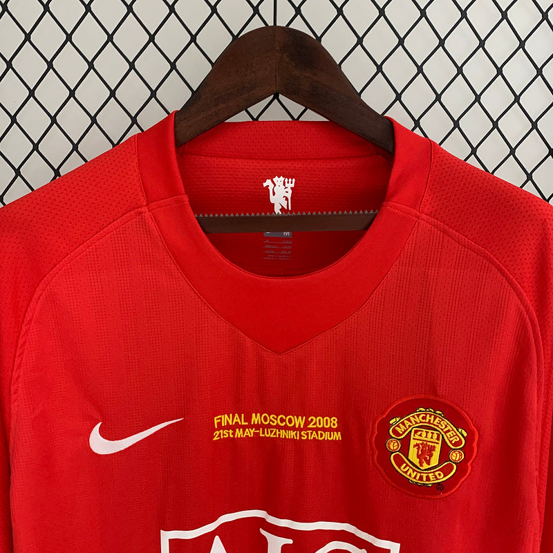 Manchester United Maillot Rétro Manches Longues 07/08