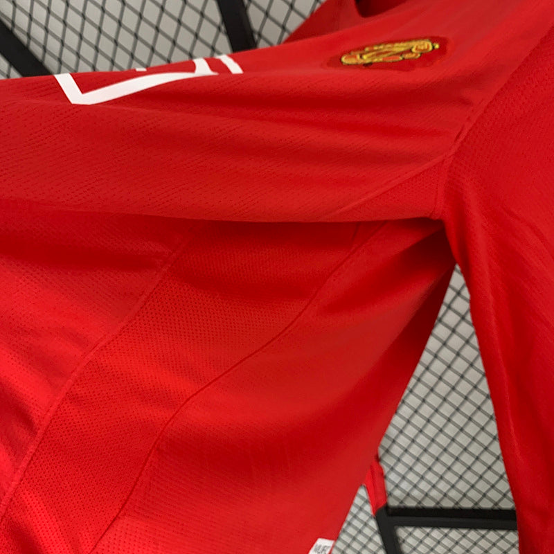Manchester United Maillot Rétro Manches Longues 07/08