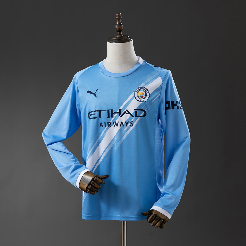 T-shirt domicile Manchester City 25/26 manches longues