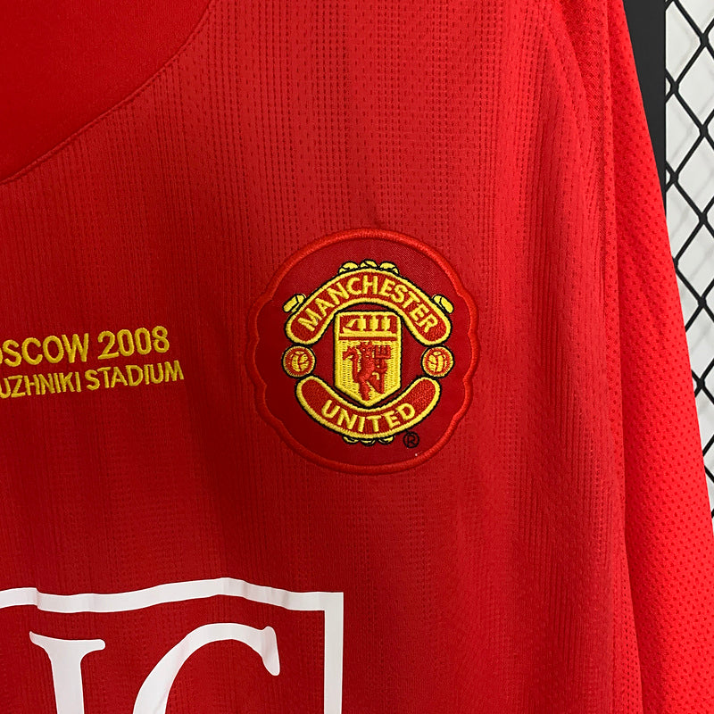 Maillot rétro manches longues Manchester United 07/08