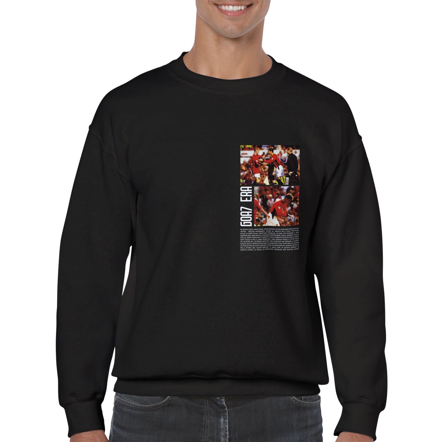 GOA7 ERA | Cristiano Ronaldo | Sweatshirt stampata