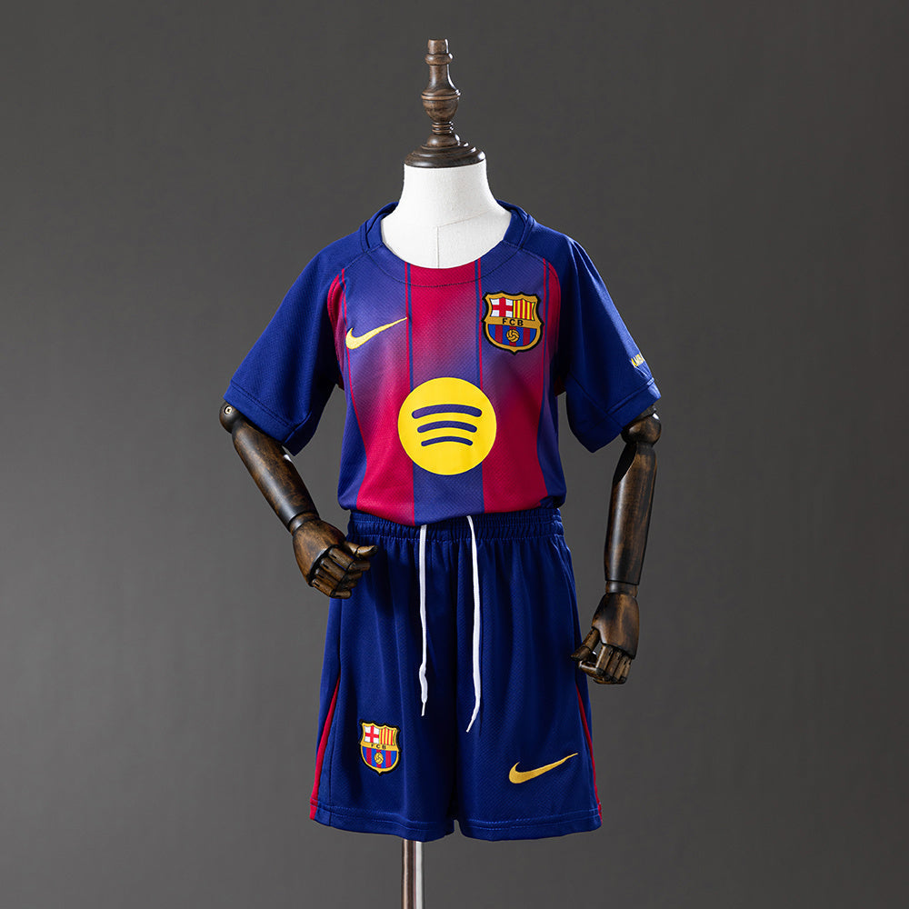 Maillot domicile Barcelone 25/26 - Enfant (short inclus)