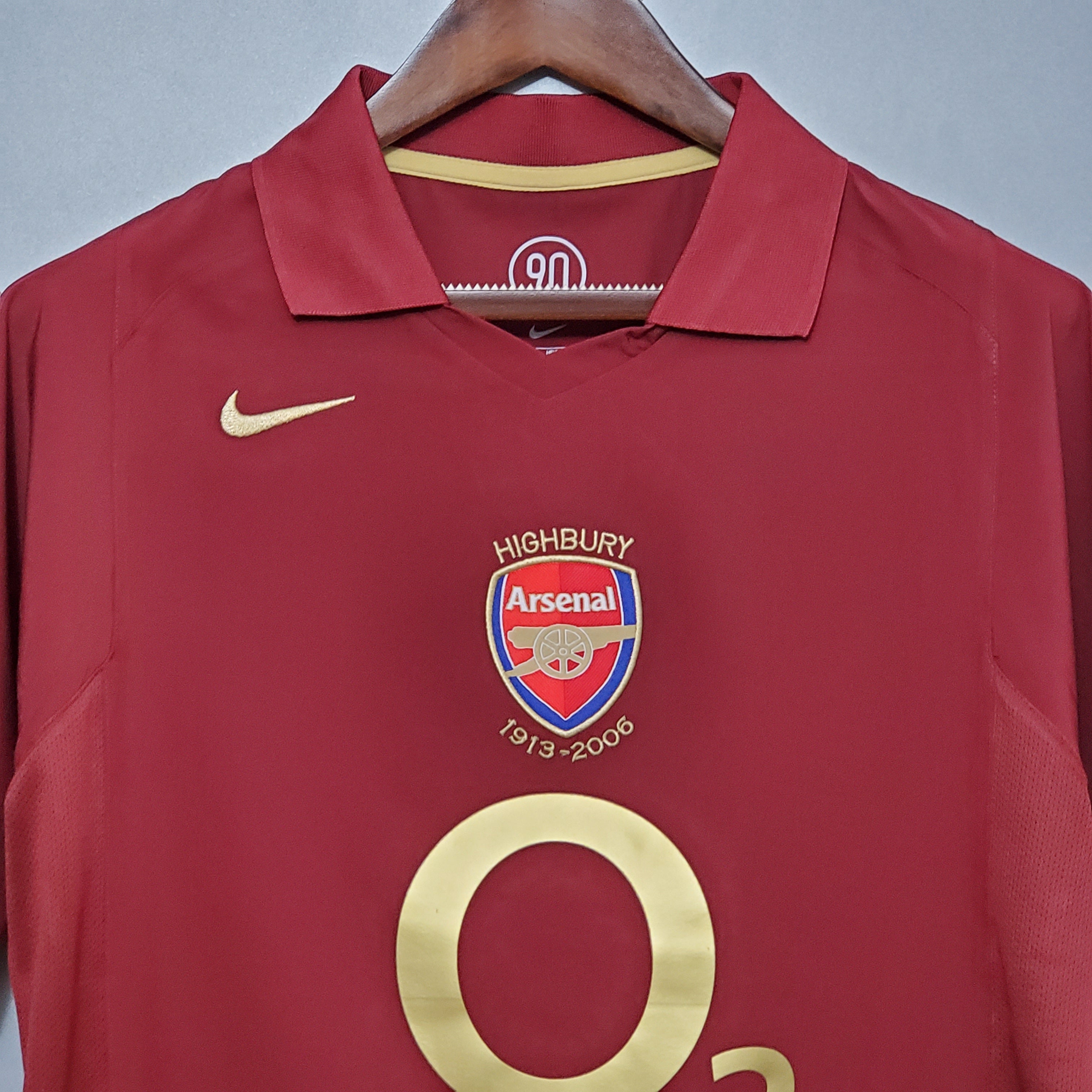 Maillot domicile rétro Arsenal 05/06