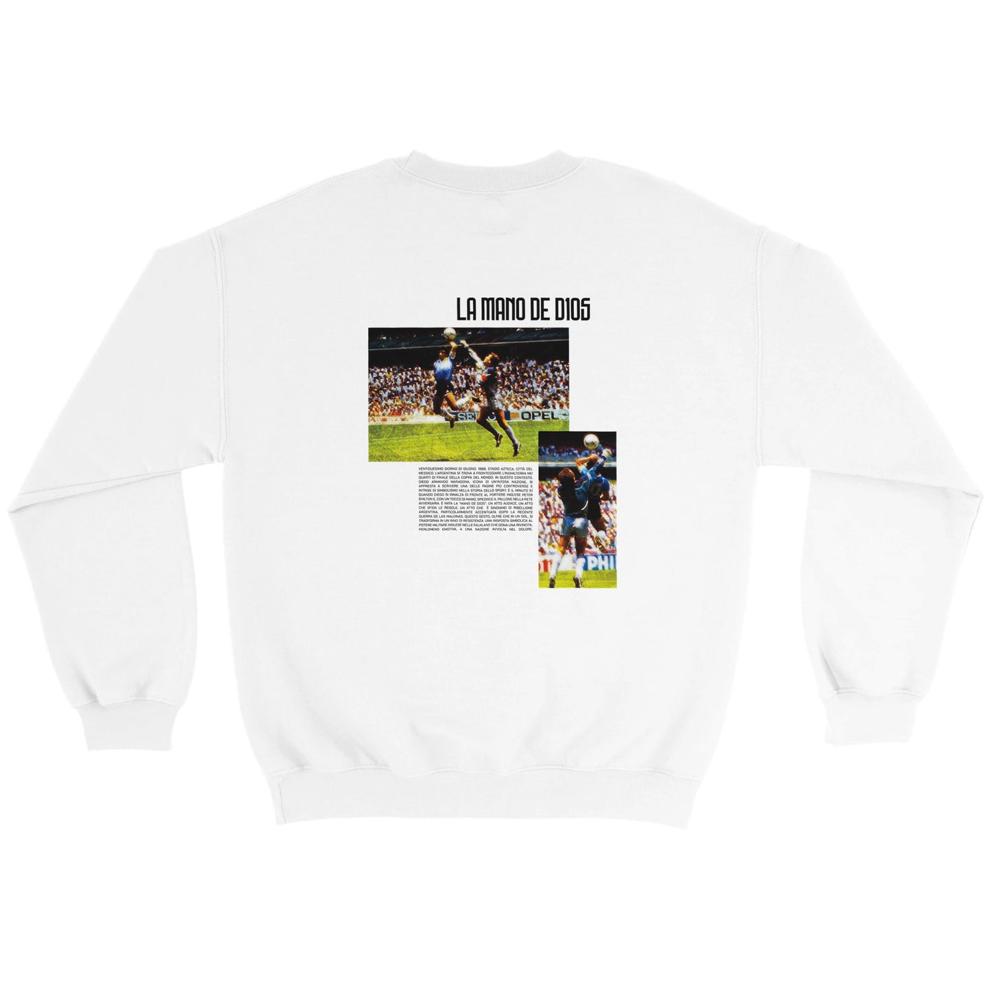 LA MANO DE D10S | Maradona | Sweatshirt stampata